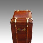 Leather bedside chest - Image 2