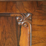 William IV rosewood side cabinet - Image 8