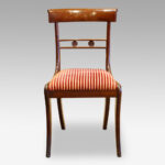 Set of 4 Regency mahogany dining chairs - Image 2