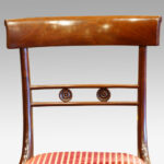Set of 4 Regency mahogany dining chairs - Image 3