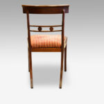 Set of 4 Regency mahogany dining chairs - Image 5