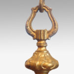 Edwardian brass 8 light chandelier - Image 8