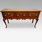 Antique oak dresser base