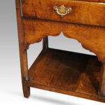 Antique South Wales oak dresser base - Image 7