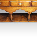 Antique South Wales oak dresser base - Image 6