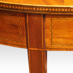 Pair of Edwardian demi lune tables - Image 10
