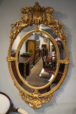 Large 19thc gilt mirror - Image 8