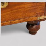Victorian mahogany campaign chest - Image 9