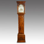 George II walnut longcase clock Nathanial Seddon