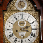 George II walnut longcase clock Nathanial Seddon - Image 9