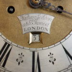 George II walnut longcase clock Nathanial Seddon - Image 8