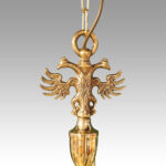 Dutch brass chandelier - Image 3
