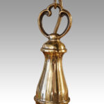 1930's Dutch brass chandelier - Image 4