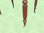 Victorian Mahogany 2-Drawer Writing Table - Image 3