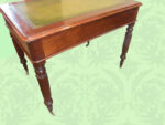 Victorian Mahogany 2-Drawer Writing Table - Image 5