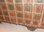 Antique Eastern Hardwood and Decorated Dowry Treasure Chest - Image 3