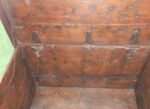 Antique Eastern Hardwood and Decorated Dowry Treasure Chest - Image 7
