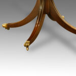 Edwardian mahogany triple pillar dining table SOLD - Image 12