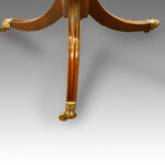 Edwardian mahogany triple pillar dining table SOLD - Image 9