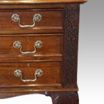 Edwardian Chippendale mahogany desk - Image 10