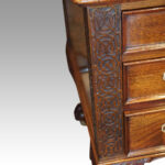 Edwardian Chippendale mahogany desk - Image 11