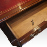 Edwardian Chippendale mahogany desk - Image 9