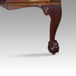 Edwardian Chippendale mahogany desk - Image 4