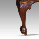 Edwardian Chippendale mahogany desk - Image 5