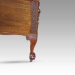 Edwardian Chippendale mahogany desk - Image 3