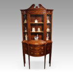 Edwardian Maple & co display cabinet