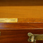 Edwardian Maple & co walnut pedestal desk - Image 2