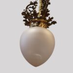 Edwardian brass hall lantern - Image 3