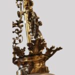 Edwardian brass hall lantern - Image 4