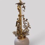 Edwardian brass hall lantern - Image 5
