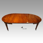 Edwardian circular extending dining table