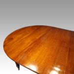 Edwardian circular extending dining table - Image 5