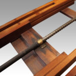 Edwardian circular extending dining table - Image 2