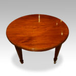 Edwardian circular mahogany dining table - Image 16