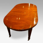 Edwardian circular mahogany dining table - Image 2