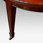 Edwardian circular mahogany dining table - Image 11