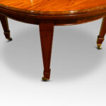 Edwardian circular mahogany dining table - Image 19