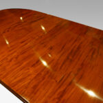 Edwardian circular mahogany dining table - Image 7