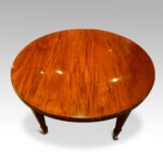 Edwardian circular mahogany dining table - Image 20