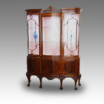 Edwardian mahogany bow-end display cabinet NOW SOLD