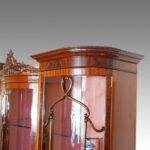 Edwardian mahogany bow-end display cabinet NOW SOLD - Image 3