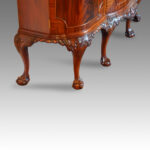 Edwardian mahogany bow-end display cabinet NOW SOLD - Image 6
