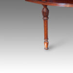 Edwardian inlaid mahogany demi lune display cabinet - Image 7