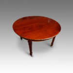 Edwardian mahogany extending dining table - Image 2