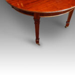 Edwardian mahogany extending dining table - Image 3