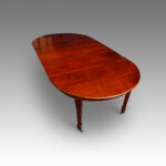 Edwardian mahogany extending dining table - Image 4